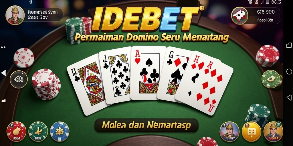 Tampilan gameplay yang menegangkan dan seru di IDEBET.