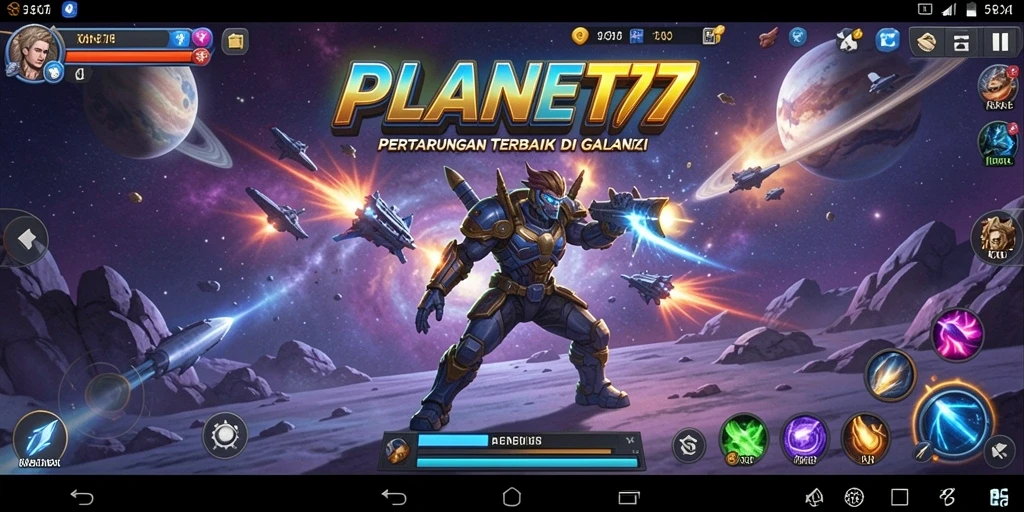 Tampilan menarik dari pertarungan seru di PLANET77.
