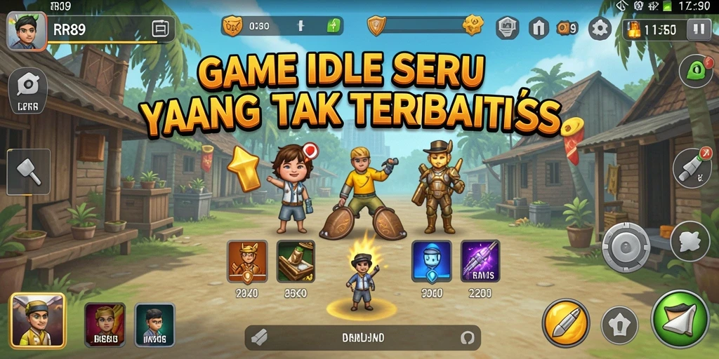 Tampilan menarik dari gameplay RR89 yang santai dan mengasyikkan.